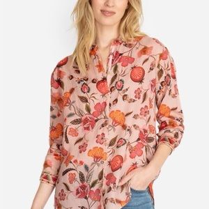 Johnny Was Workshop Gorgeous Shirt with Tonal Contrasting Back Panel.